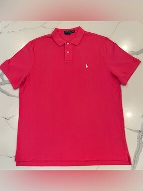 Ralph Lauren Hot Pink Polo Shirt